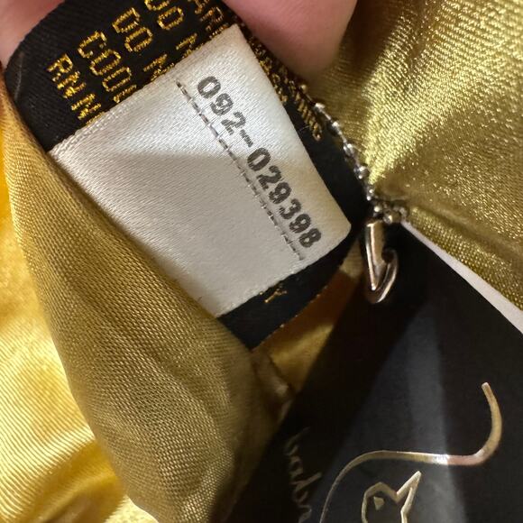 Vintage Baby Phat Jacket Puffer Vest Sequined Y2K Snap Up Womens Medium NOS NEW - Picture 14 of 15